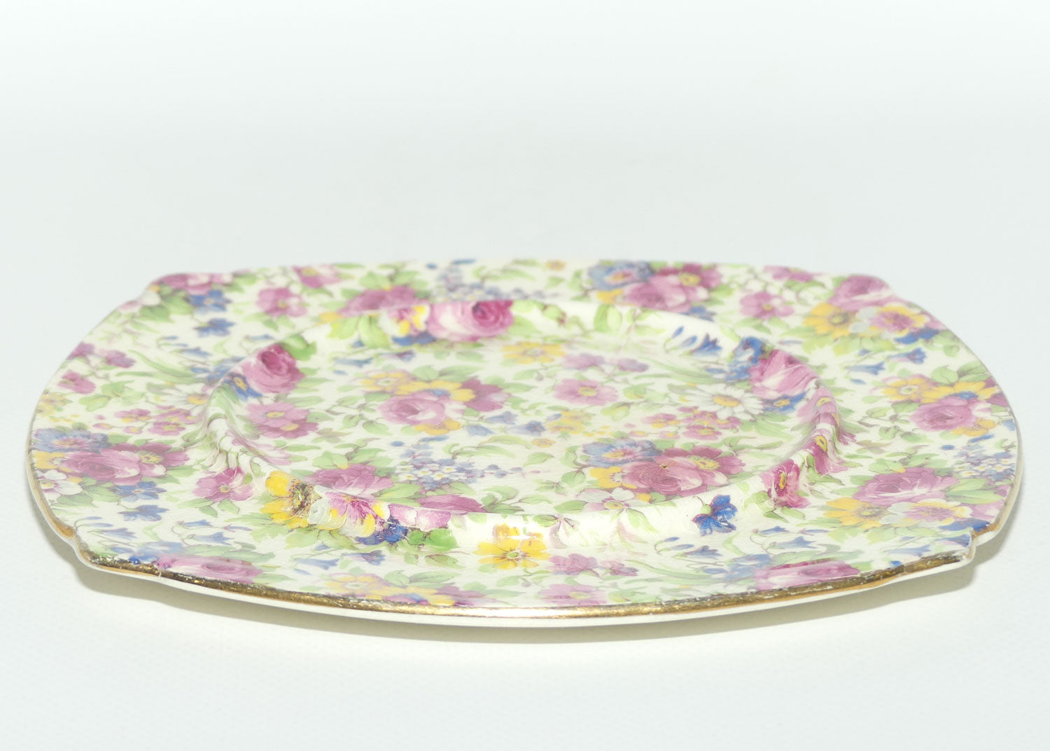 Royal Winton Summertime Chintz moulded to fit tea pot stand