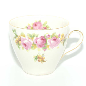 Royal Doulton Roses and Wattle tea trio