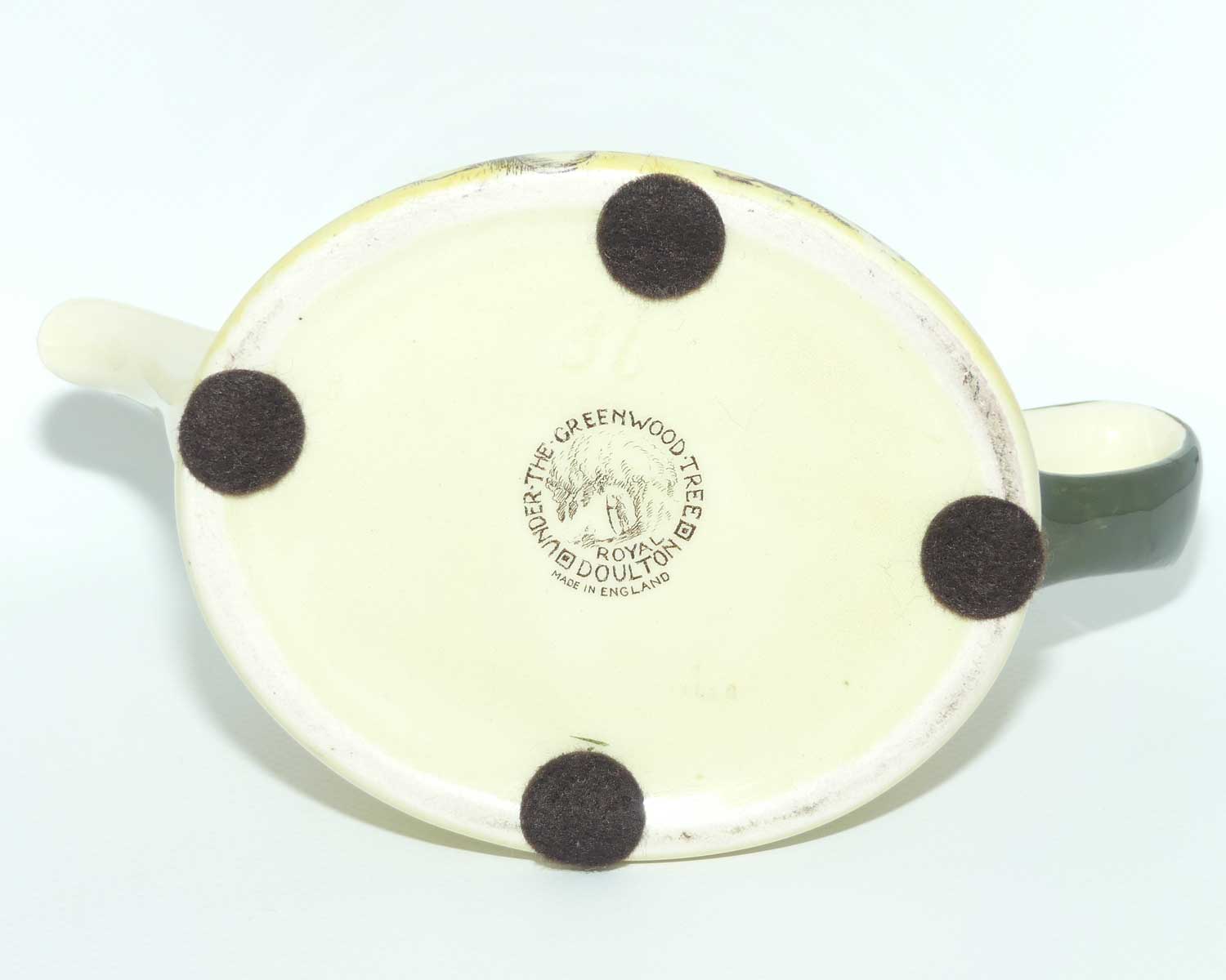 Royal Doulton Under the Greenwood Tree | Robin Hood Clive shape tea pot | Robin Hood Little John & Jovial Friar Tuck