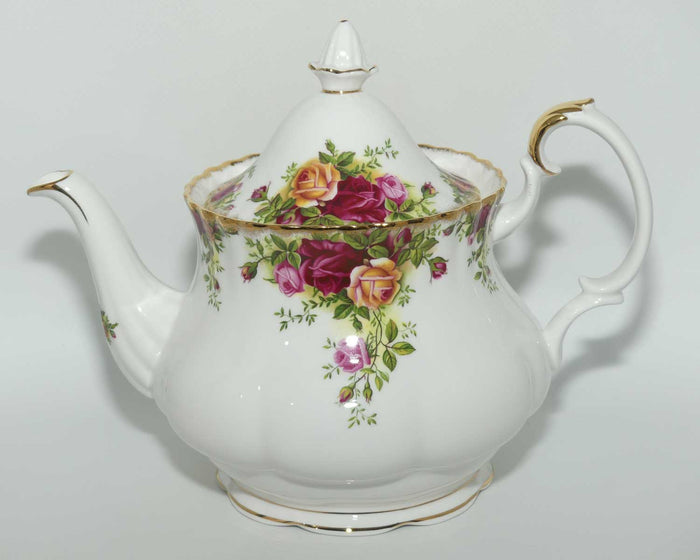 Royal Albert Bone China England Old Country Roses tea pot | 1250ml | © 1962 Royal Albert Ltd backstamp | #2