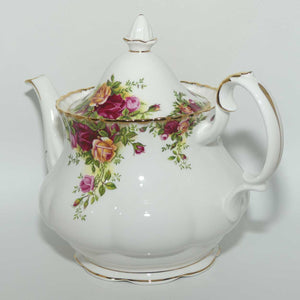 Royal Albert Bone China England Old Country Roses tea pot | 1250ml | © 1962 Royal Albert Ltd backstamp | #2