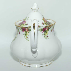 Royal Albert Bone China England Old Country Roses tea pot | 1250ml | © 1962 Royal Albert Ltd backstamp | #2