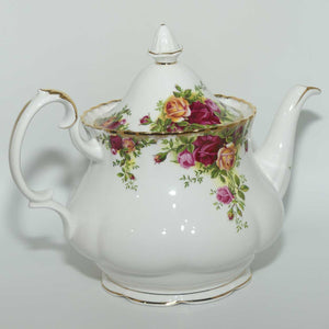 Royal Albert Bone China England Old Country Roses tea pot | 1250ml | © 1962 Royal Albert Ltd backstamp | #2