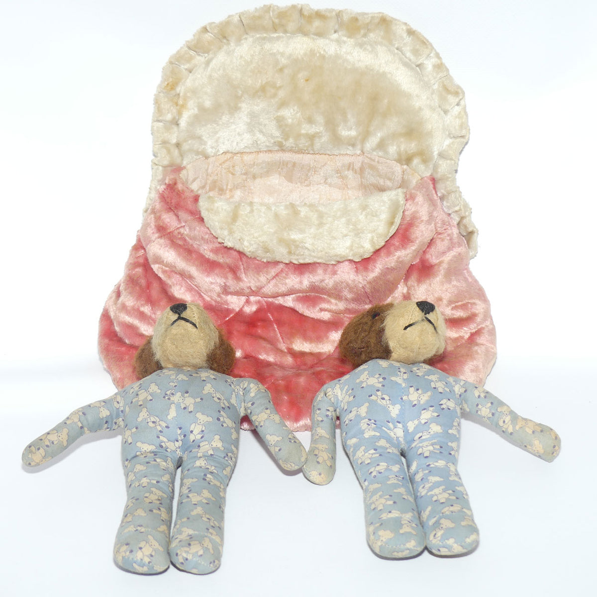 Merry Thought Hygenic Toys England | Pair of Bears in Pillow Bag