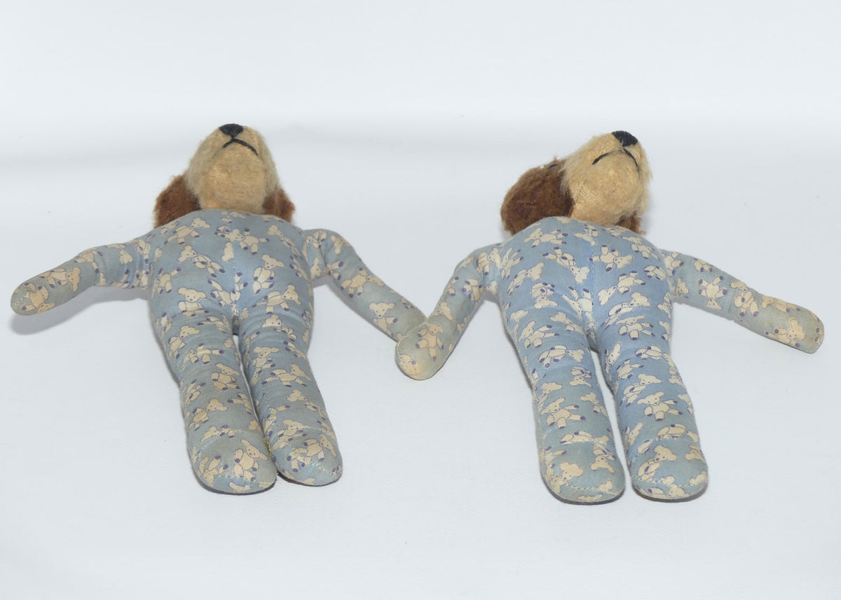 Merry Thought Hygenic Toys England | Pair of Bears in Pillow Bag