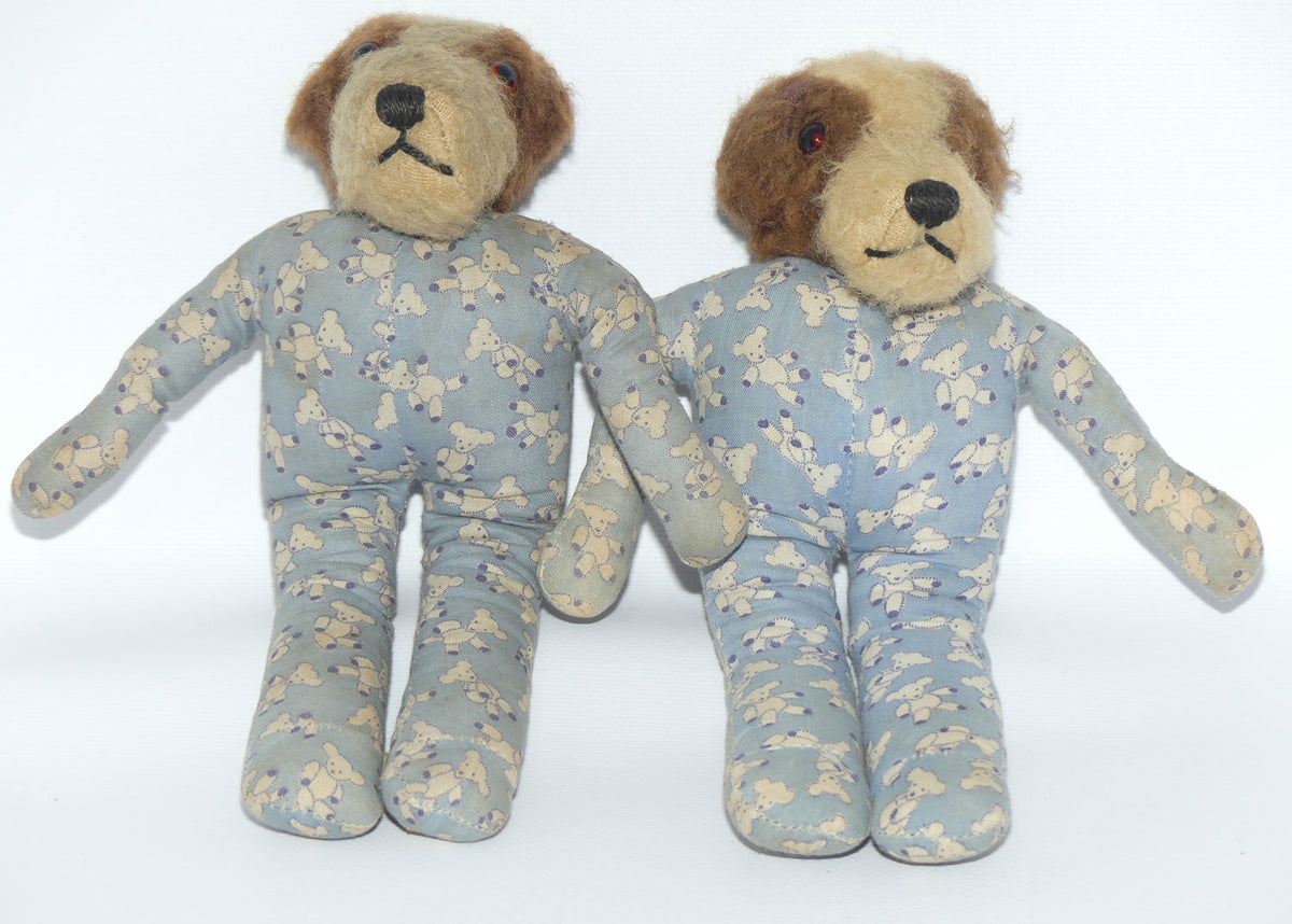 Merry Thought Hygenic Toys England | Pair of Bears in Pillow Bag