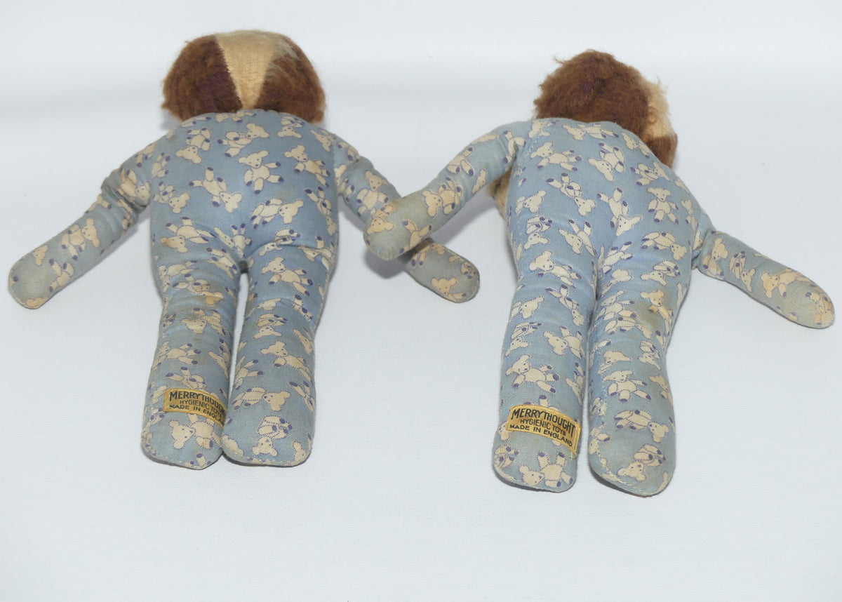 Merry Thought Hygenic Toys England | Pair of Bears in Pillow Bag