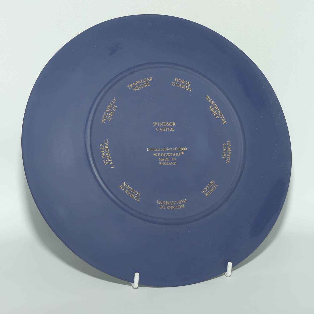 Wedgwood Jasper Tri Colour plate | Christmas Plate | 1st Decade | Tent