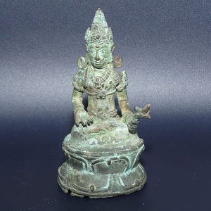 Small Antique Thai or Burmese Bronze figure