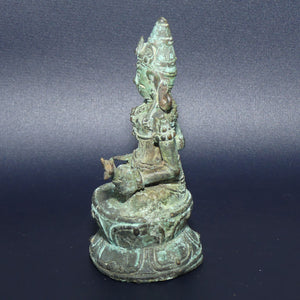 Small Antique Thai or Burmese Bronze figure