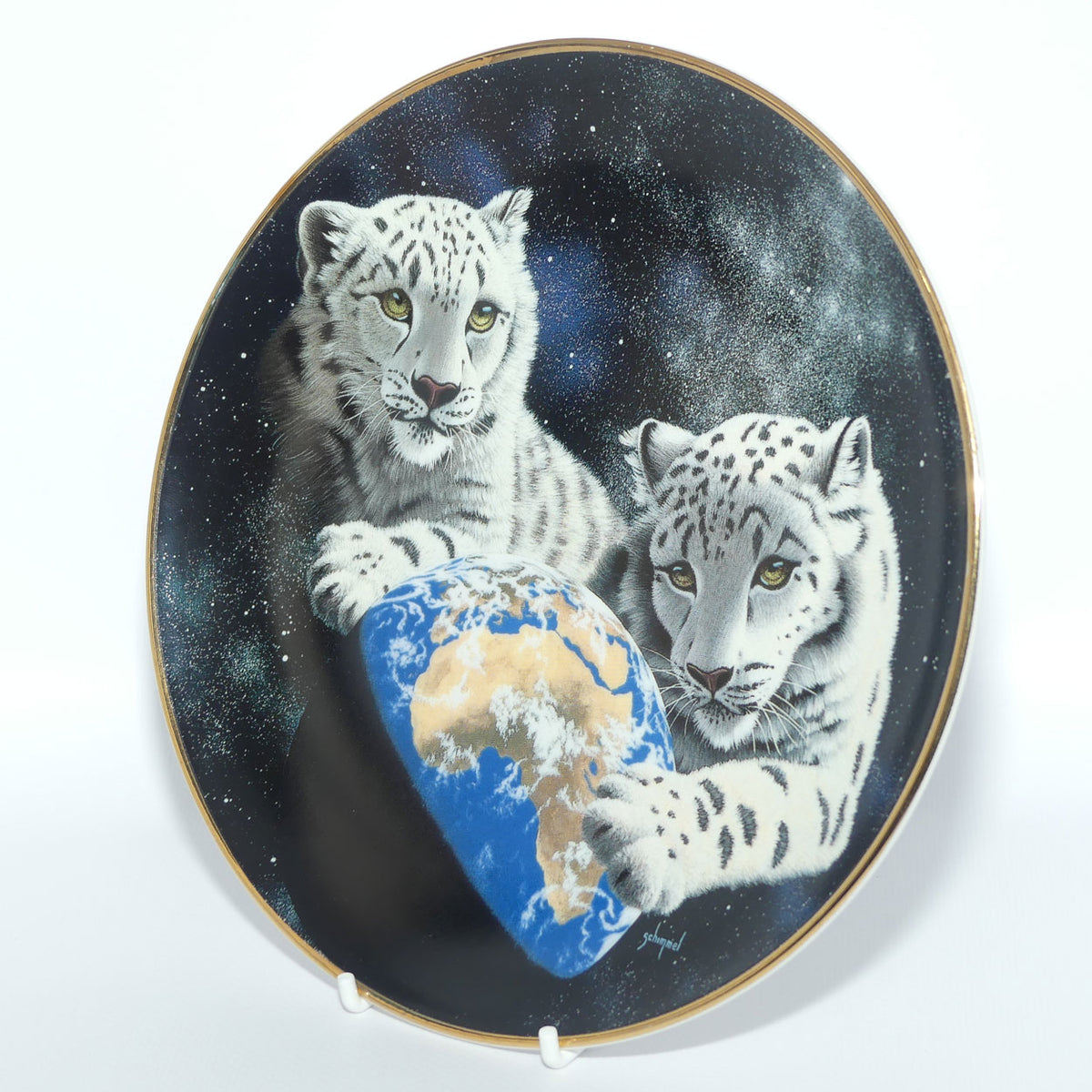Royal Doulton Big Cats plate by Schimmel | The Embrace