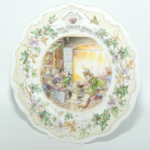 Royal Doulton Brambly Hedge Giftware | The Great Hall plate | 20cm