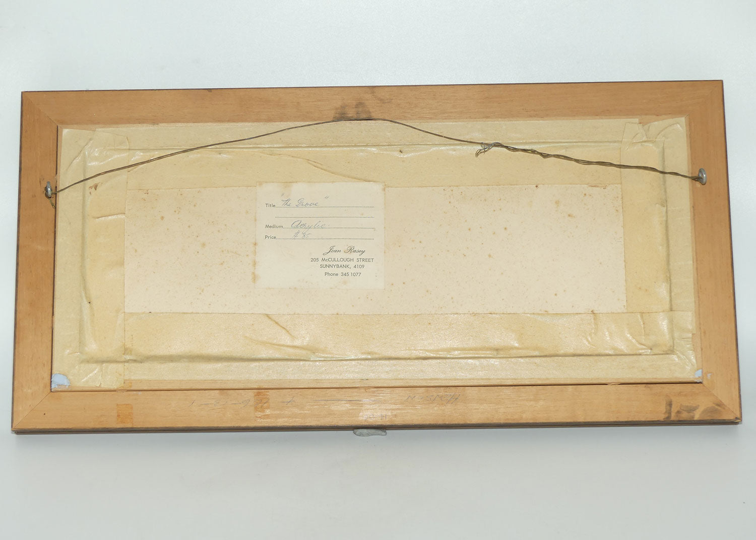 Original Oil on Board | Framed | The Grove | Jean Rasey