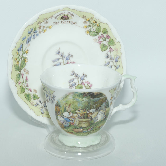 Royal Doulton Brambly Hedge Giftware | The Meeting tea duo | boxed