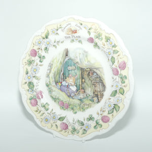 Royal Doulton Brambly Hedge Giftware | Surprise Outing series | The Plan plate | 21cm