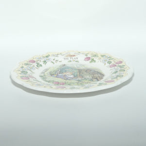 Royal Doulton Brambly Hedge Giftware | Surprise Outing series | The Plan plate | 21cm