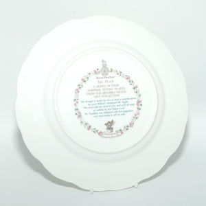 Royal Doulton Brambly Hedge Giftware | Surprise Outing series | The Plan plate | 21cm