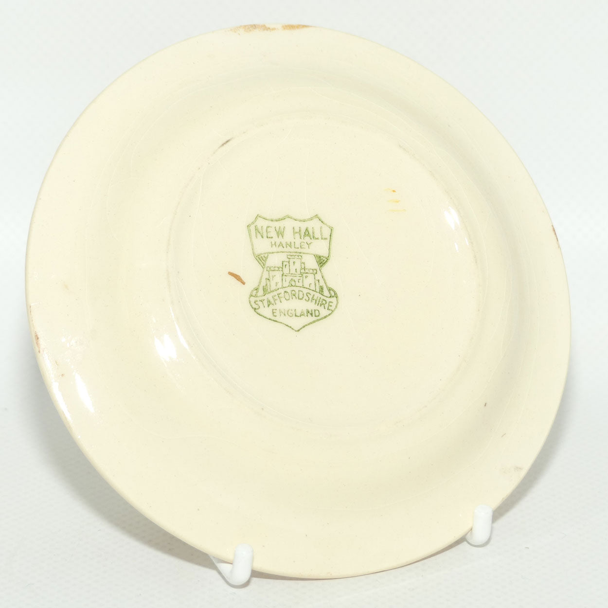 New Hall Hanley dish | English Country scene depicting The Plough Inn