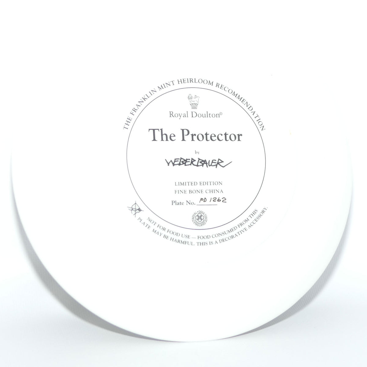 Royal Doulton Big Cats plate by Weberbauer | The Protector
