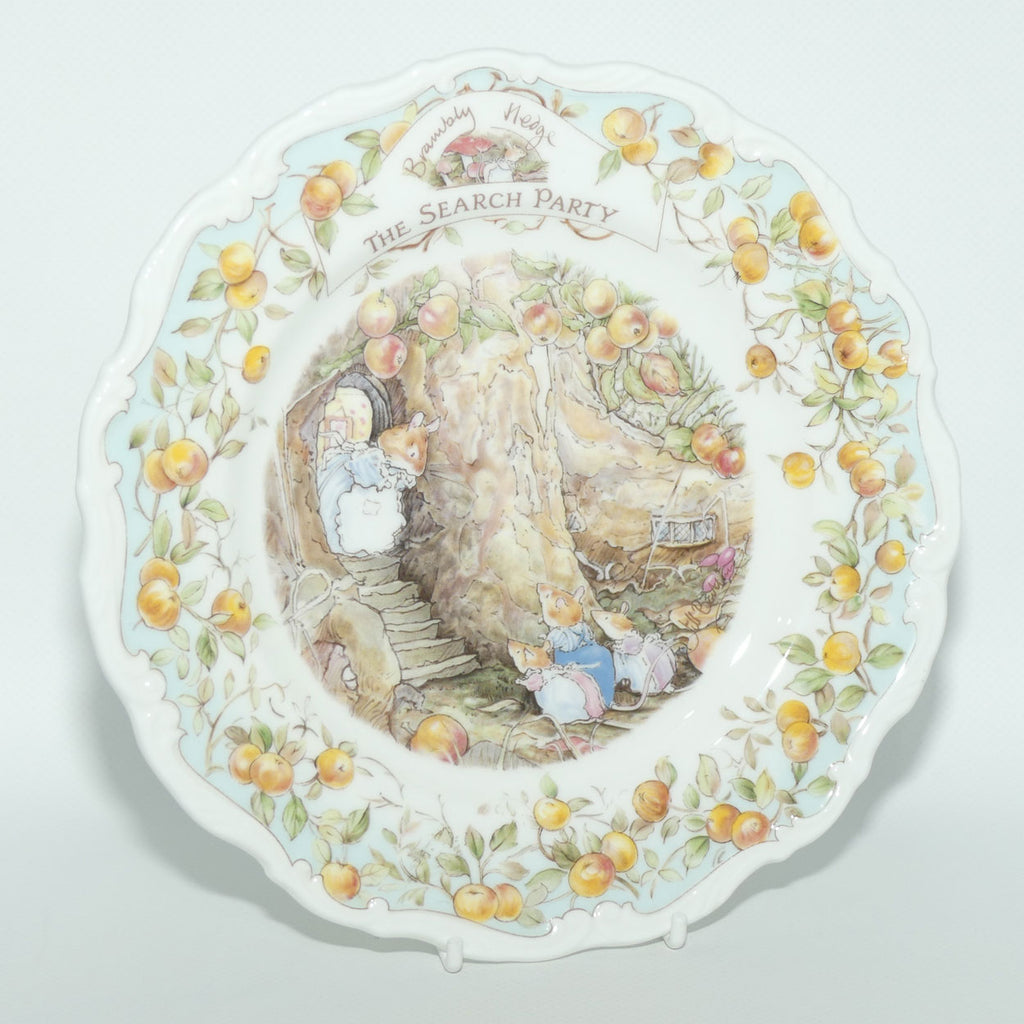 Royal Doulton Brambly Hedge Giftware | The Search Party plate | 20cm