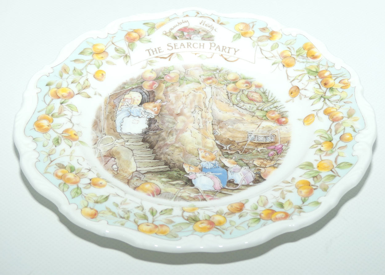 Royal Doulton Brambly Hedge Giftware | The Search Party plate | 20cm