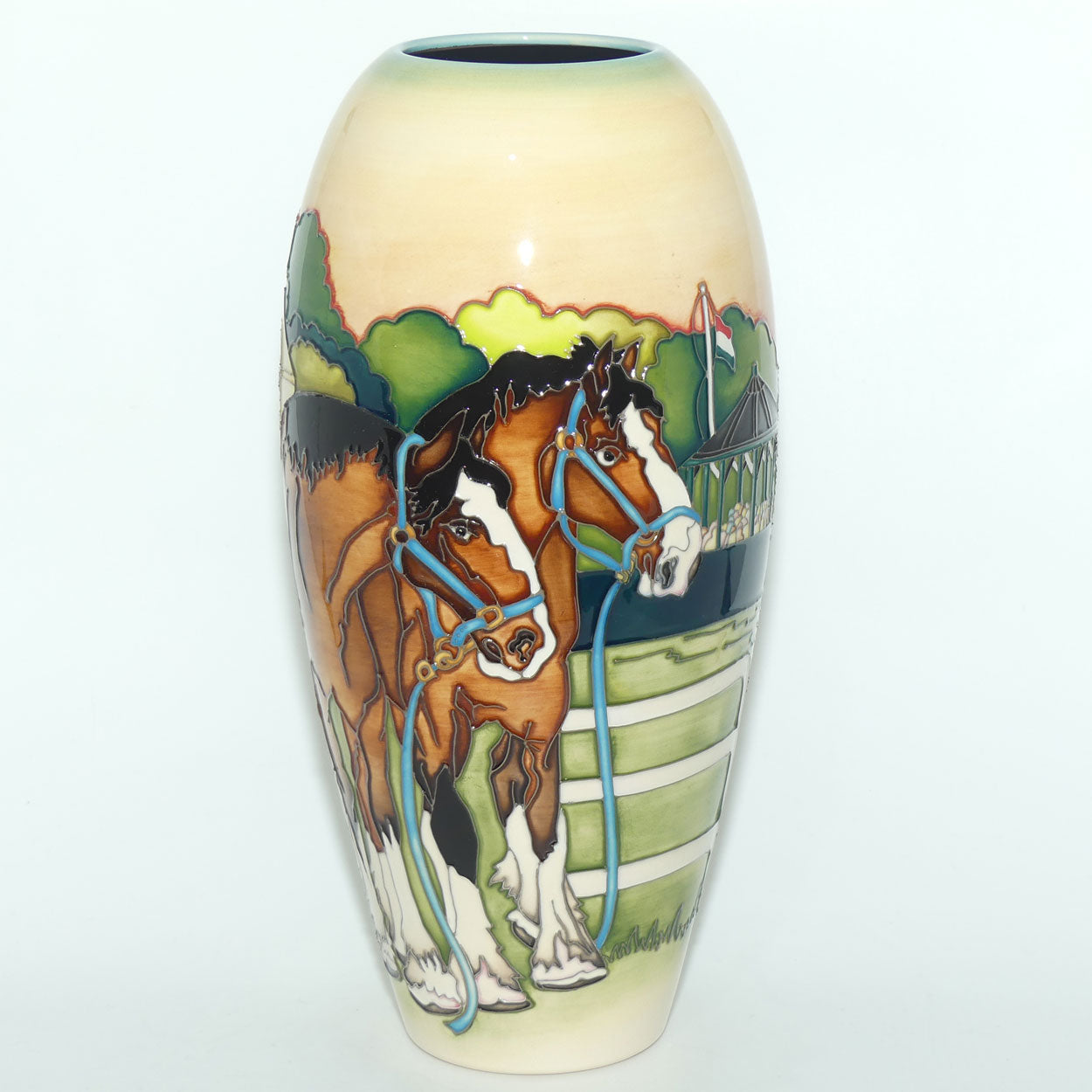 Moorcroft The Showground 101/12 vase (Ltd Ed)