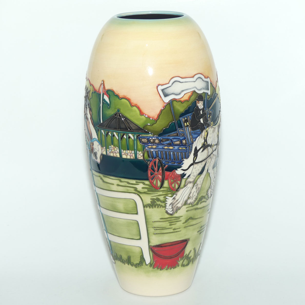 Moorcroft The Showground 101/12 vase (Ltd Ed)