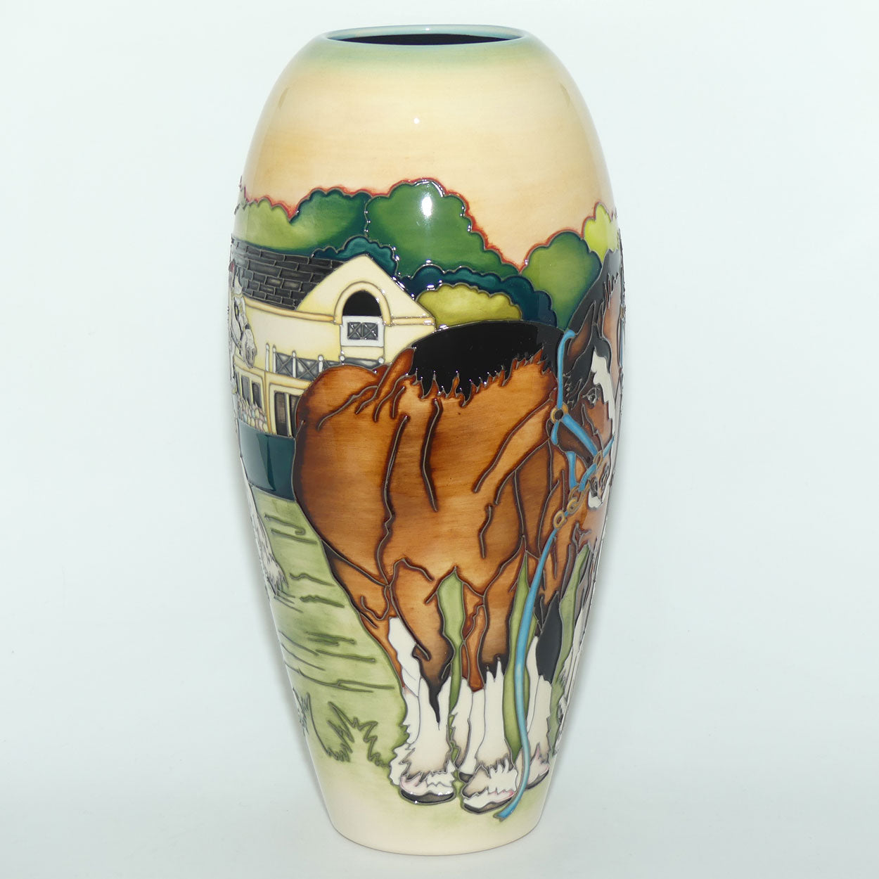 Moorcroft The Showground 101/12 vase (Ltd Ed)