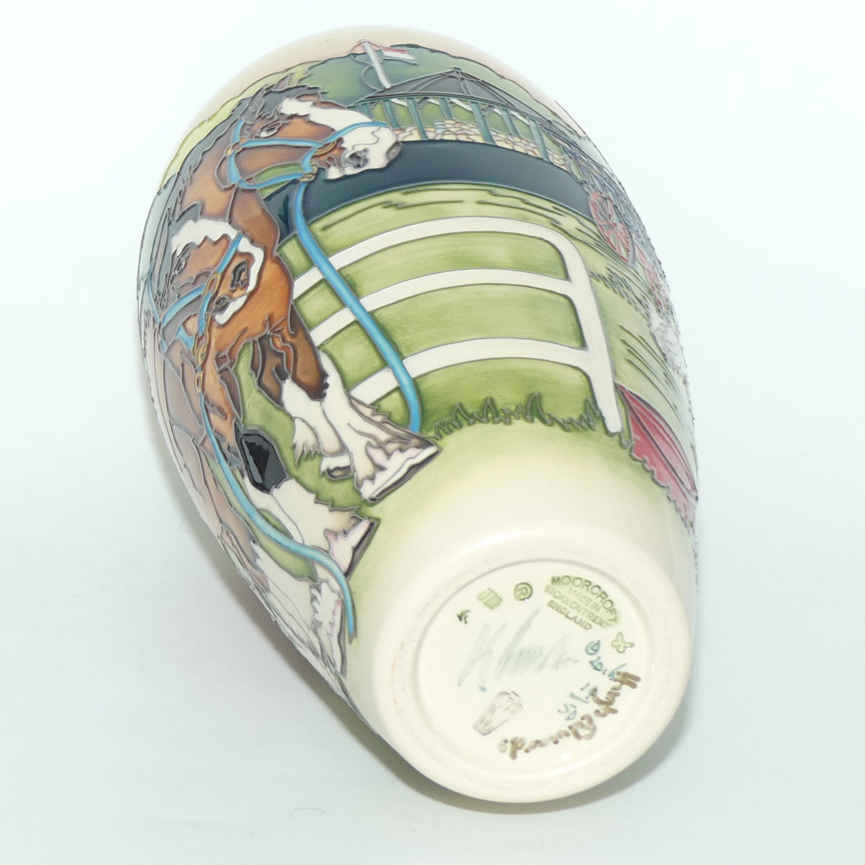Moorcroft The Showground 101/12 vase (Ltd Ed)