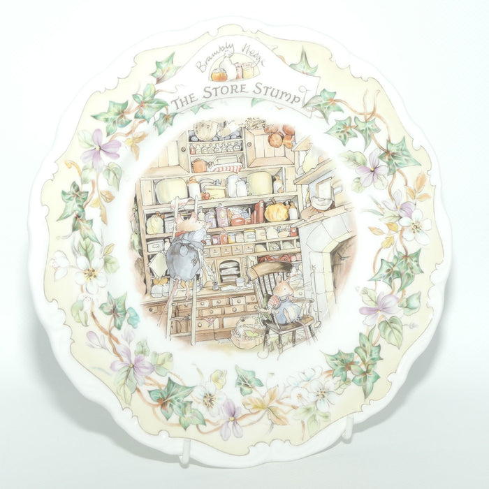 Royal Doulton Brambly Hedge Giftware | Homes and Work Places | The Store Stump plate | 20cm | #1