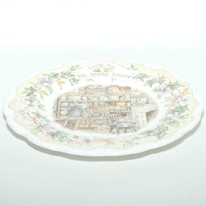 Royal Doulton Brambly Hedge Giftware | Homes and Work Places | The Store Stump plate | 20cm