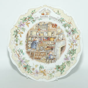 Royal Doulton Brambly Hedge Giftware | Homes and Work Places | The Store Stump plate | 20cm | #2