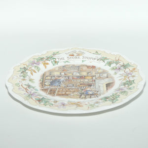 Royal Doulton Brambly Hedge Giftware | Homes and Work Places | The Store Stump plate | 20cm | #2