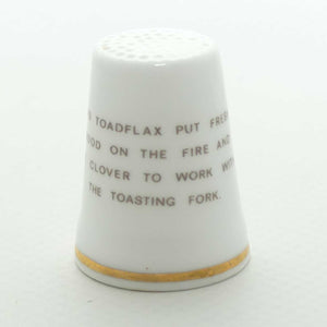 Royal Doulton Brambly Hedge Giftware | Thimble | Winter