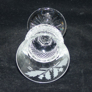 Edinburgh Crystal Thistle pattern set of 5 Sherry | Wine Glasses | 11cm | 60ml