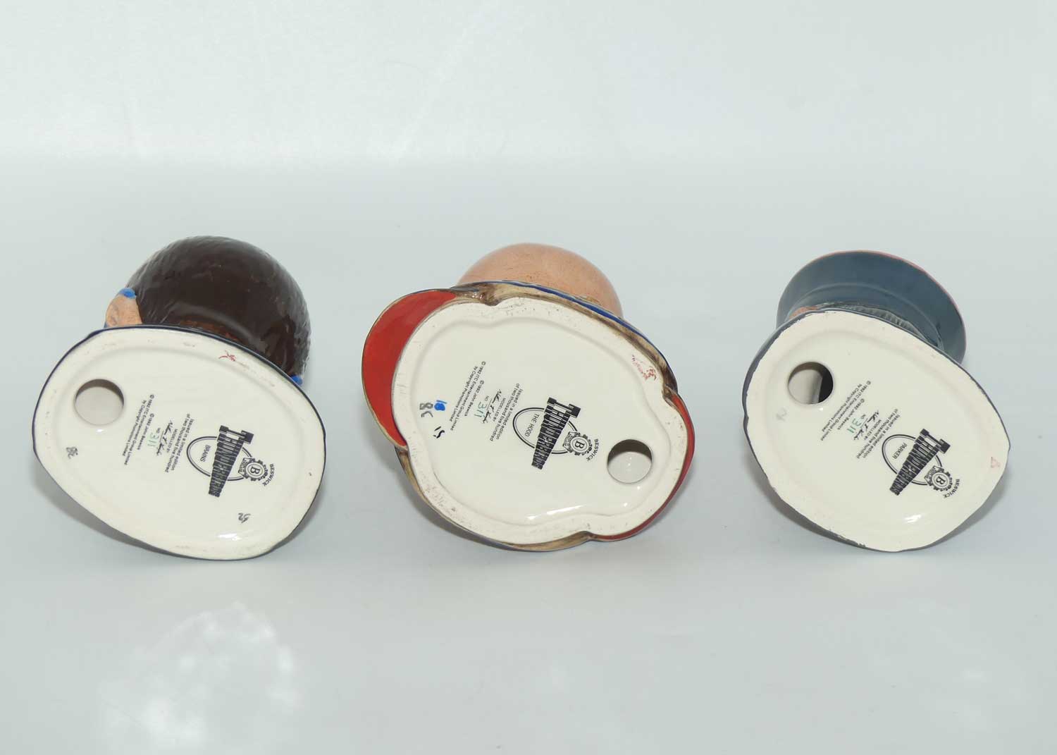 Beswick Thunderbirds set of 6 busts (Ltd Ed)