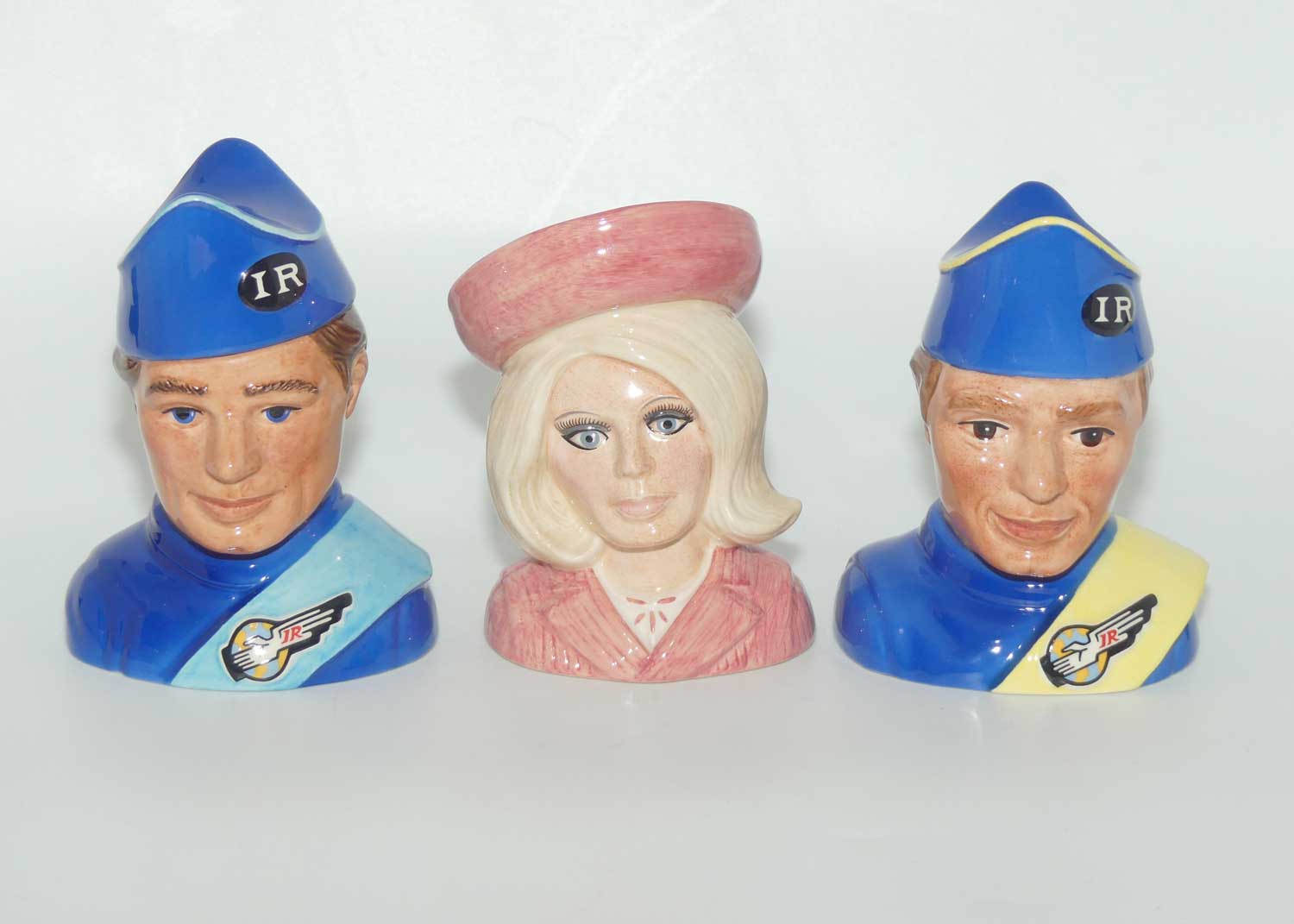 Beswick Thunderbirds set of 6 busts (Ltd Ed)
