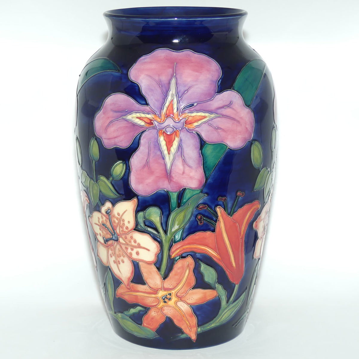 Moorcroft Tigris 18/16 vase | LE 10/150 + Cert
