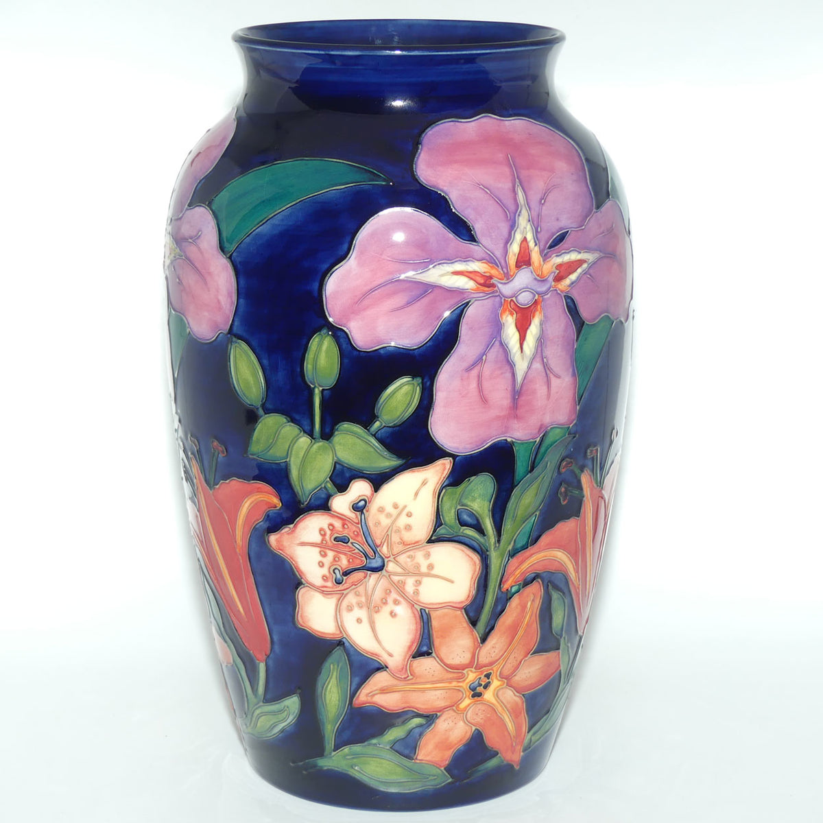 Moorcroft Tigris 18/16 vase | LE 10/150 + Cert
