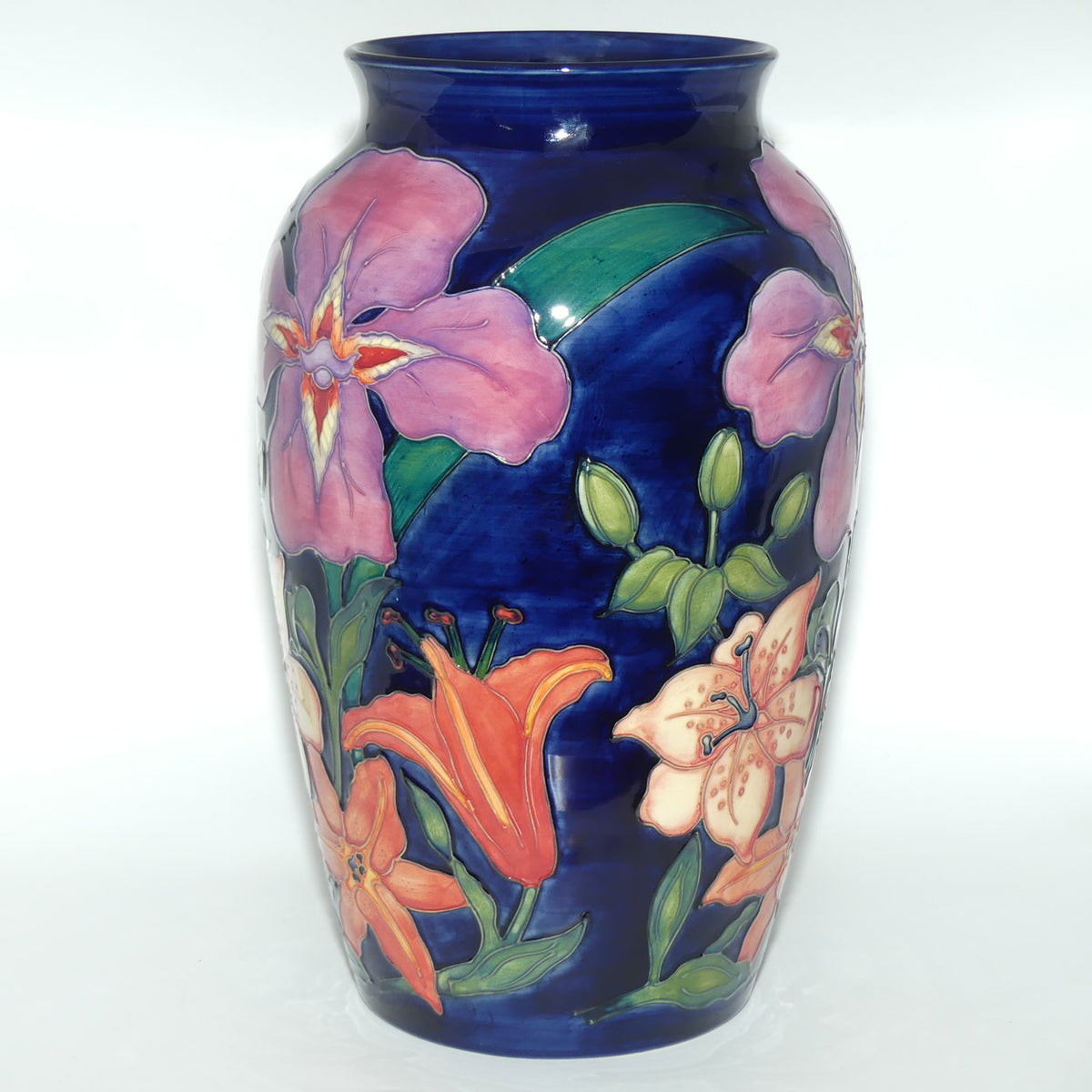 Moorcroft Tigris 18/16 vase | LE 10/150 + Cert