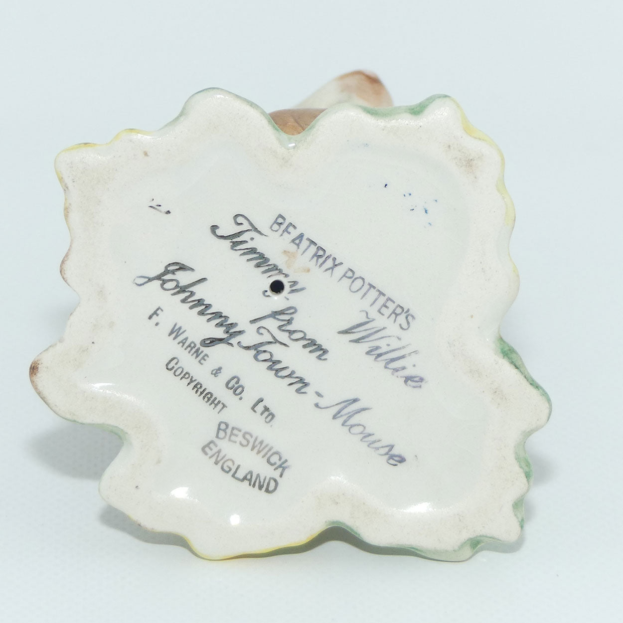 Beswick Beatrix Potter Timmy Willie | BP2a Gold Oval