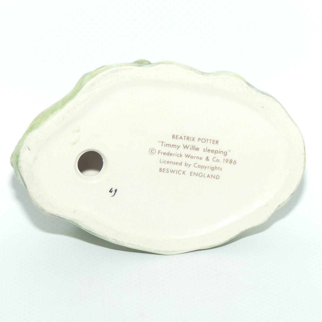 Beswick Beatrix Potter Timmy Willie Sleeping | BP3c 