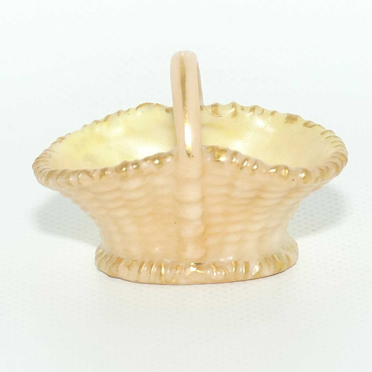 Royal Worcester Blush Ivory Basket 1 (Tiny)