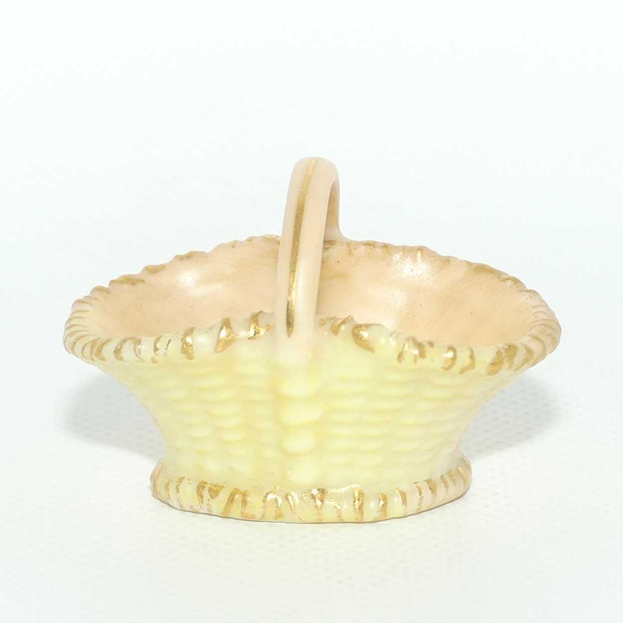 Royal Worcester Blush Ivory Basket 1 (Tiny)