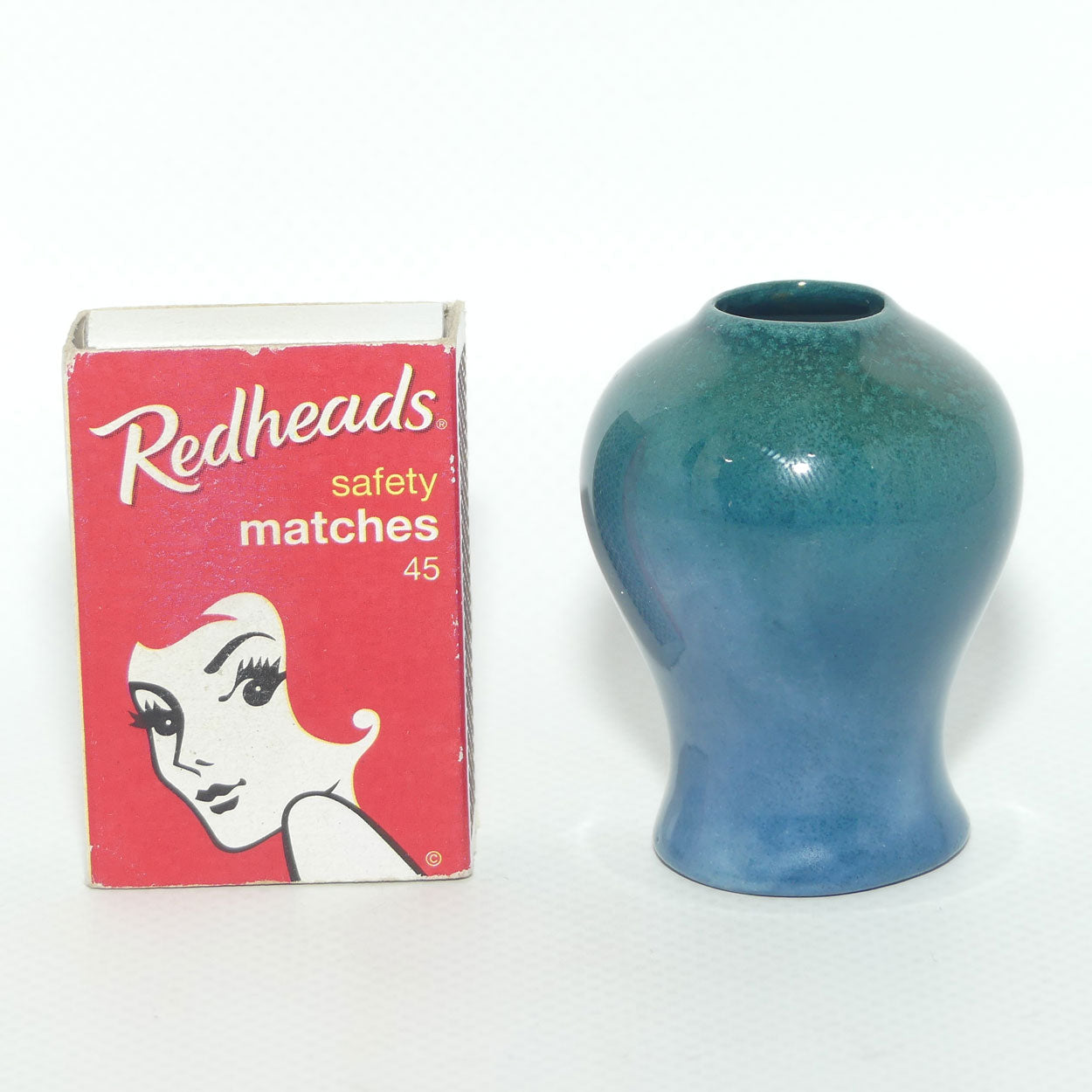 Royal Doulton Titanian glaze miniature vase