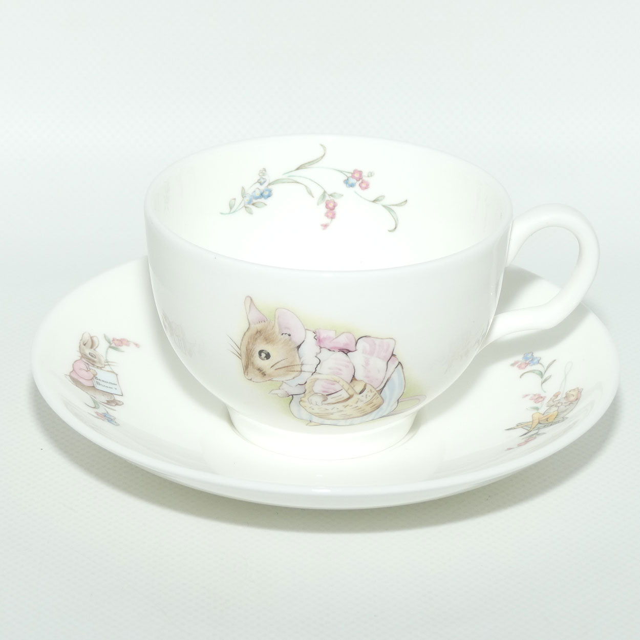 Royal Albert Beatrix Potter Giftware | Mrs Tittlemouse duo | boxed