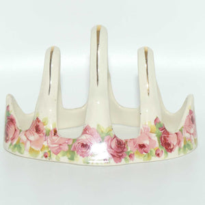 Royal Doulton Raby Rose 4 section toast rack D5533 | #2