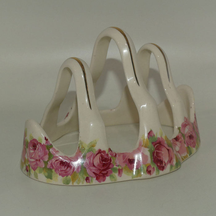 Royal Doulton Raby Rose 4 section toast rack D5533 | #2
