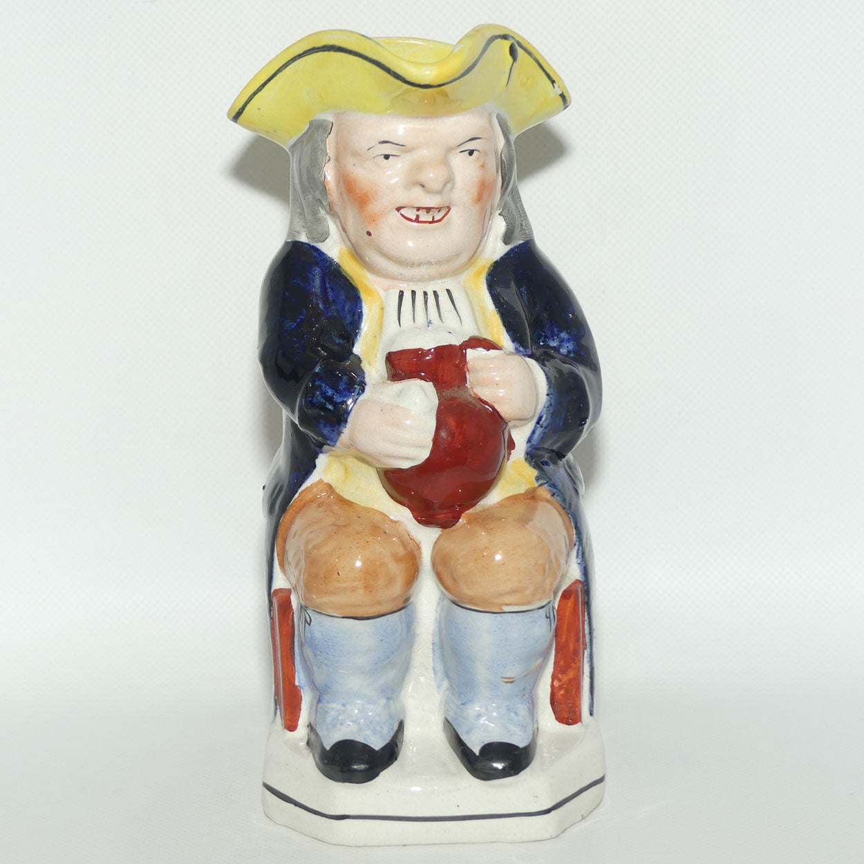 Early 20th Cent Staffordshire Pottery toby jug | Colourful