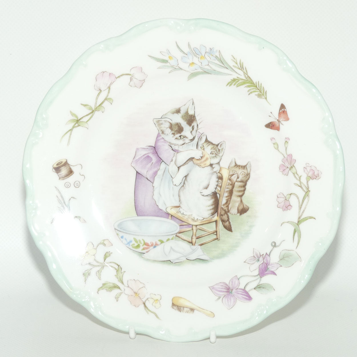 Royal Albert Beatrix Potter | The World of Beatrix Potter Teatime Collection | Tom Kitten |  20.5cm figured edge plate | boxed